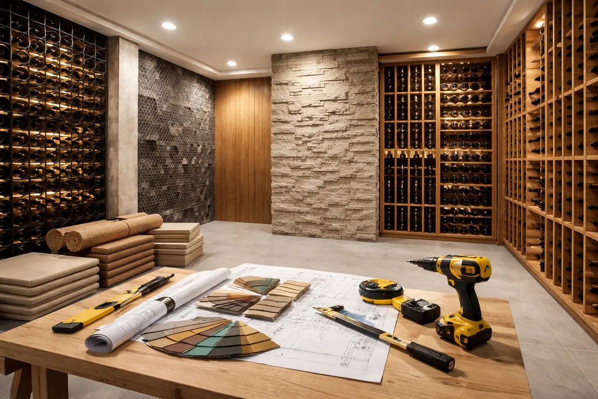 Comment choisir le bon type de revêtement pour une cave à vin
