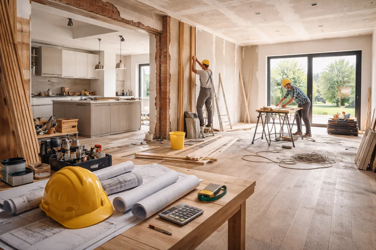 Quel est le prix moyen pour rénover une maison de 120 m²