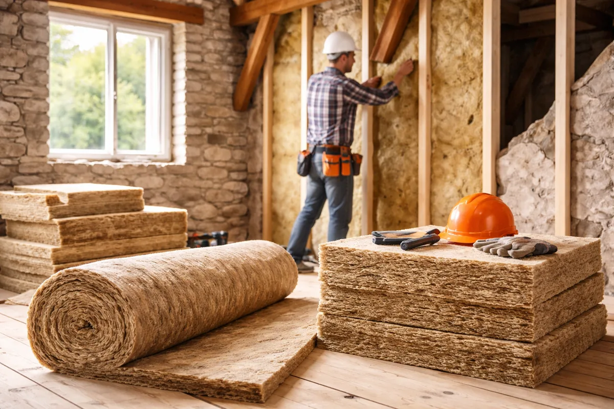 Comment choisir le bon type d'isolant pour une maison ancienne