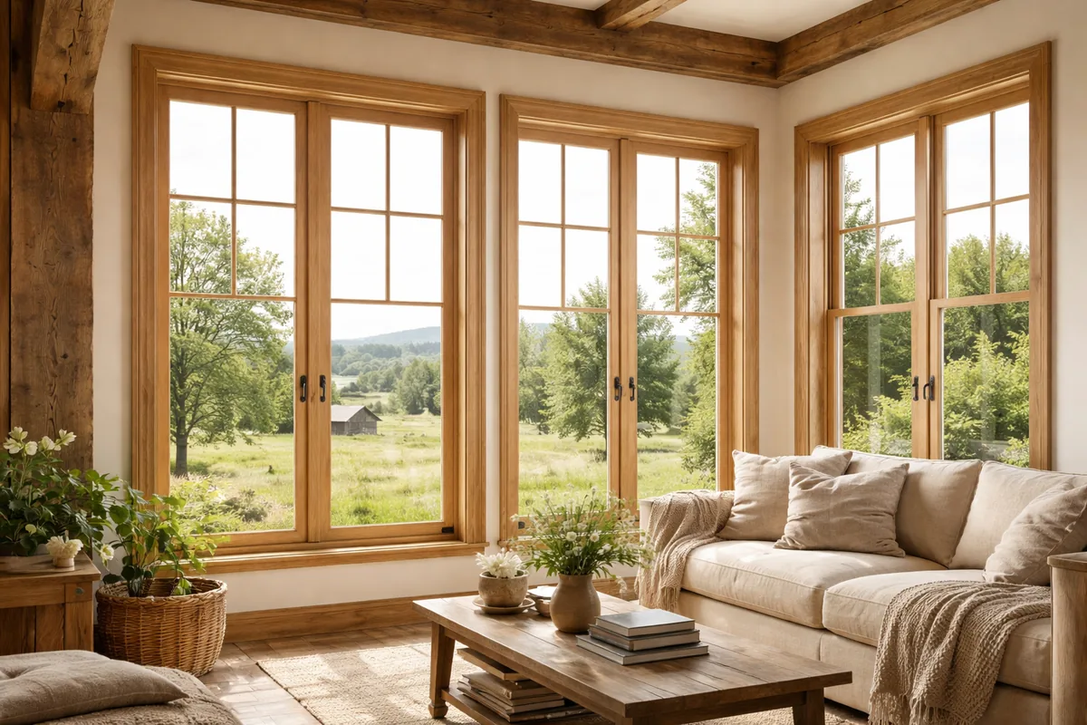 Comment choisir les fenêtres adaptées à une maison de campagne