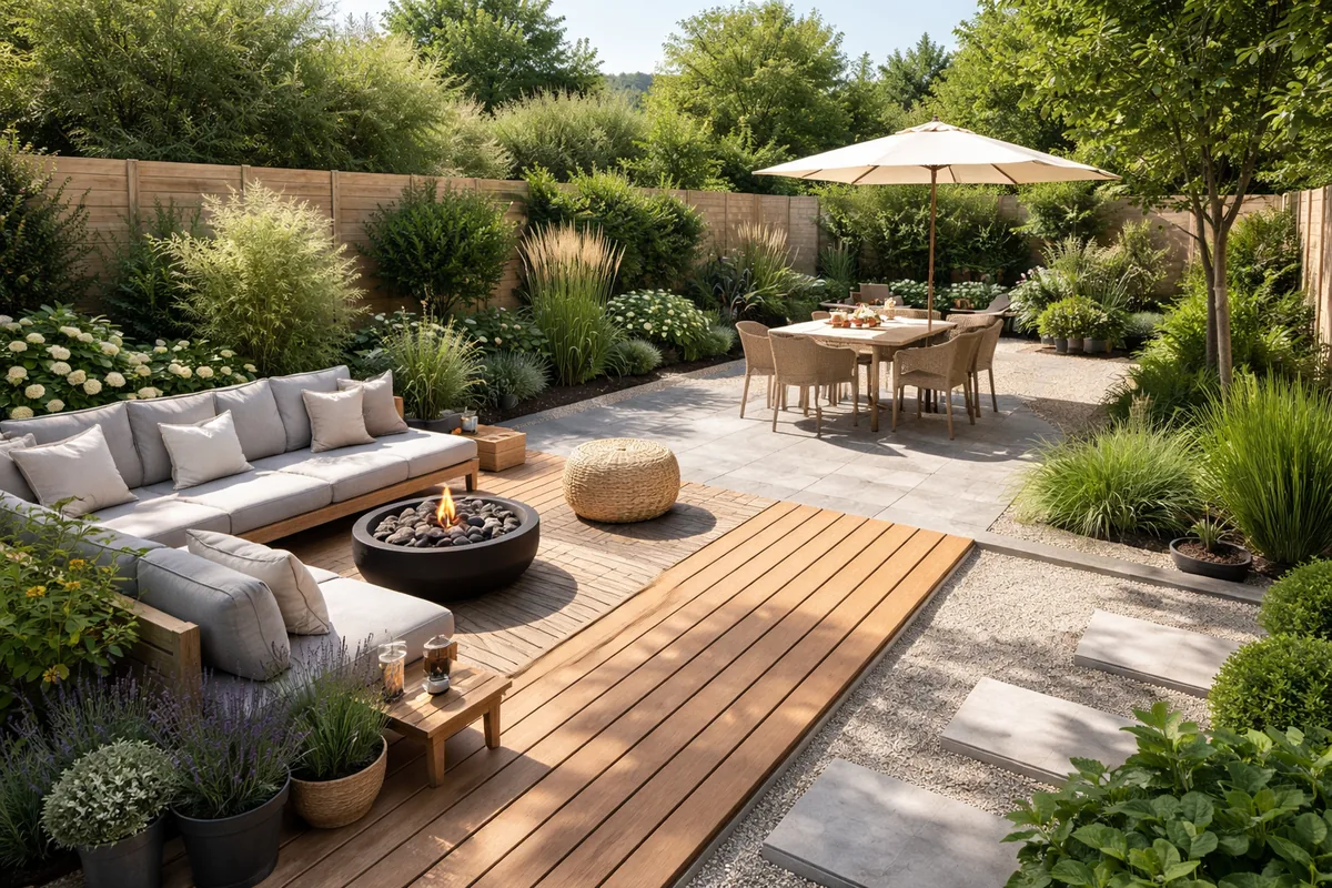 Comment choisir le bon type de terrasse pour un jardin de 50 m²