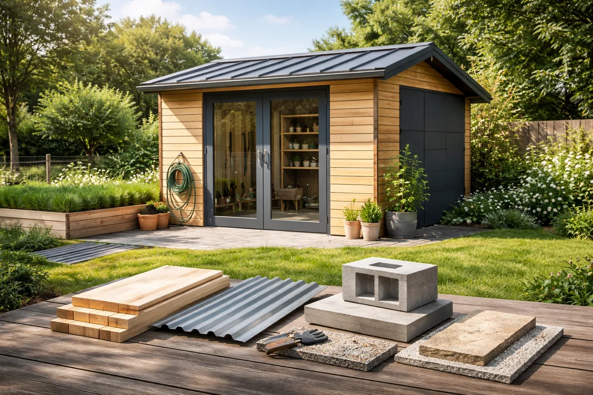 Comment choisir le bon matériau pour construire un abri de jardin