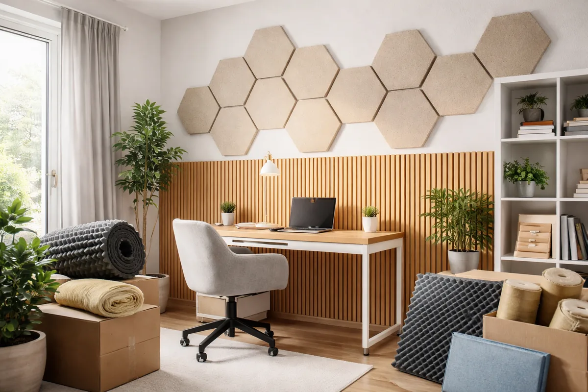 Quel type d'isolation acoustique choisir pour un bureau à domicile