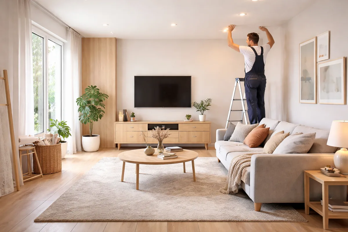 Quel est le coût moyen pour rénover un salon de 30 m²