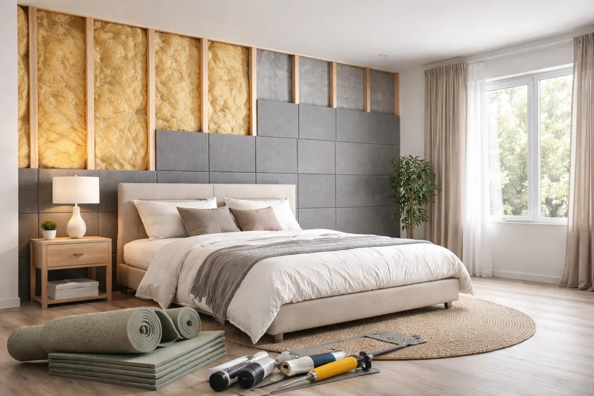 Comment réaliser l'isolation acoustique d'une chambre à coucher