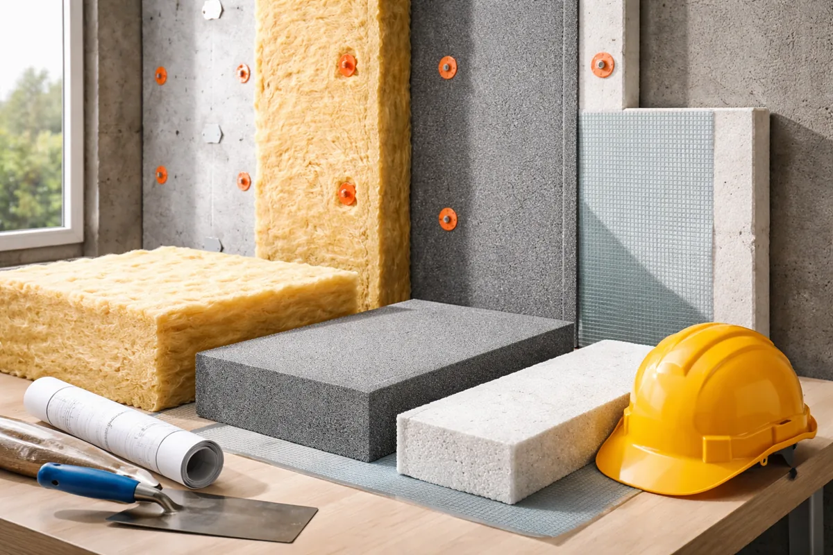 Comment choisir le bon système d'isolation pour des murs en béton