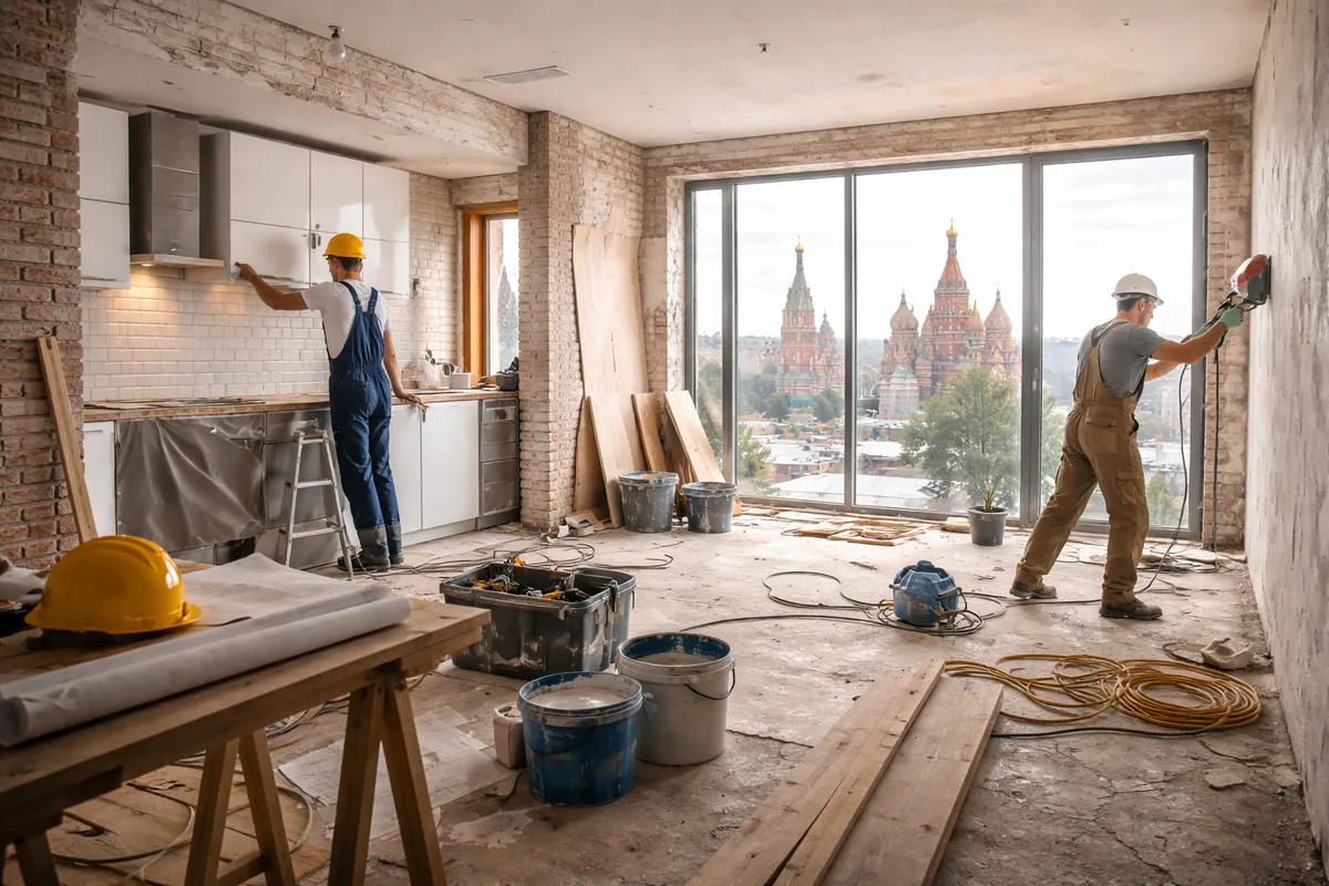 Quelle est la durée de rénovation d'une maison en Russie en 2023 ?
