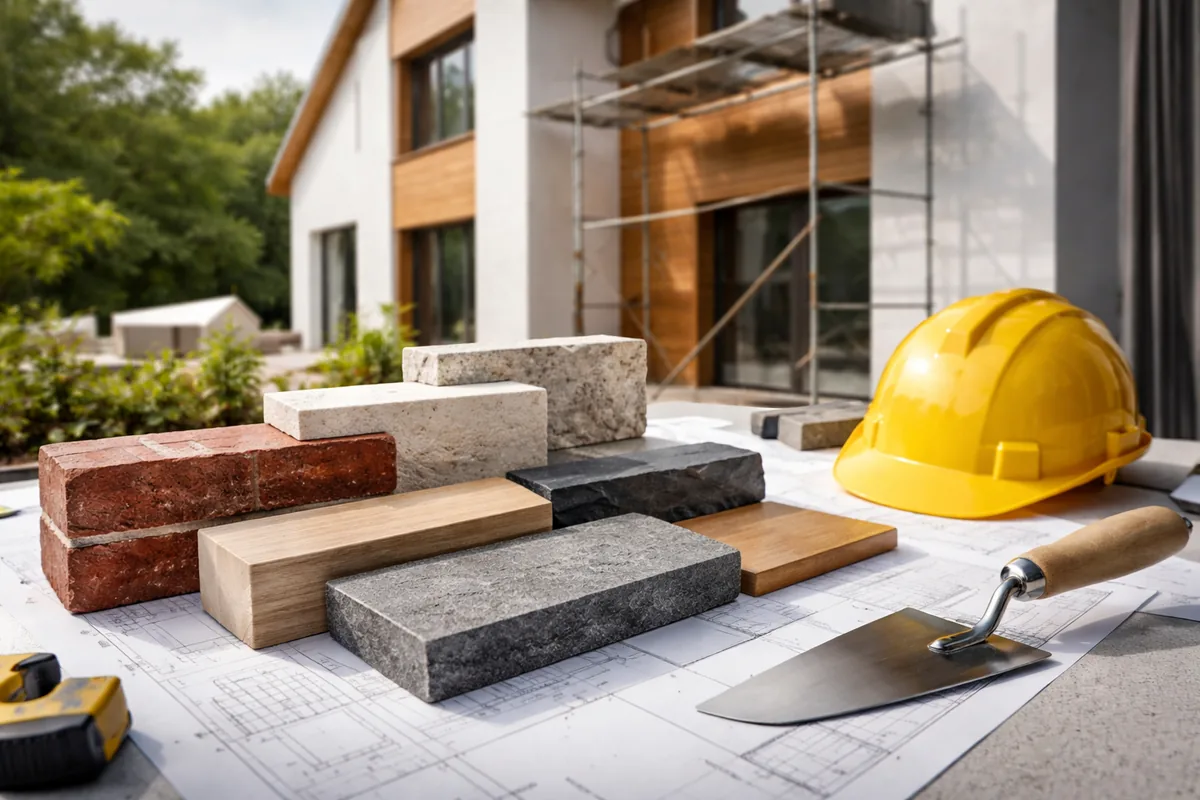Comment choisir le bon matériau pour les travaux de façade extérieure